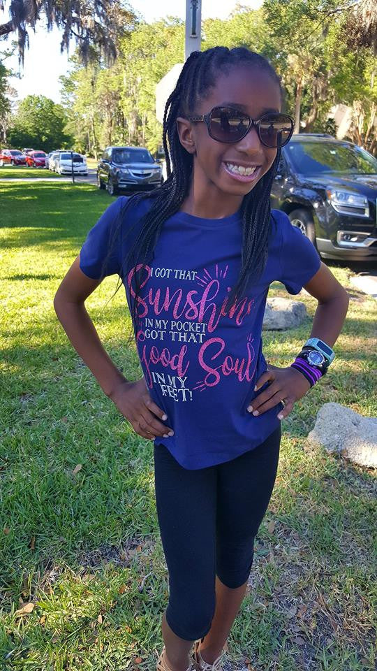 Sunshine In My Pocket...Glitter Tee