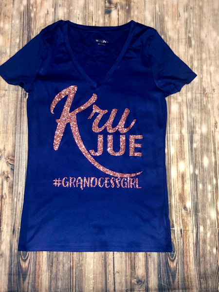 Kru Jue V-neck Tee