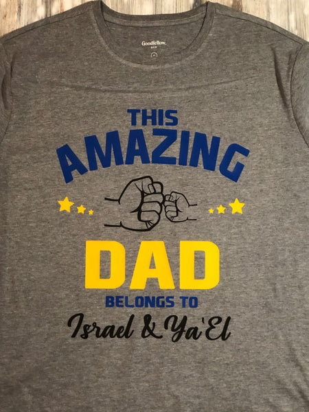 Amazing Dad tee (Gray)