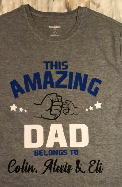 Amazing Dad tee (Gray)