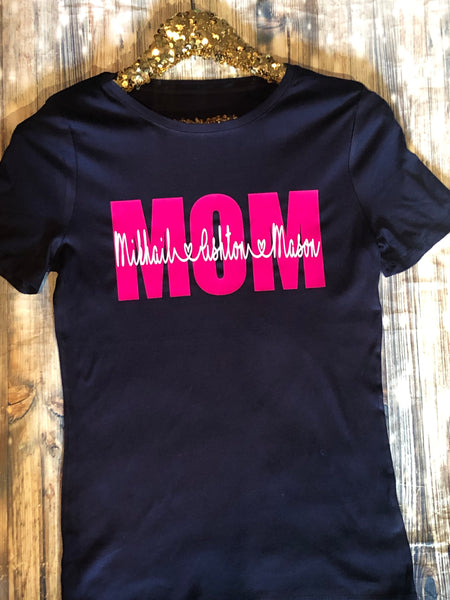 Personalized Mom Tee