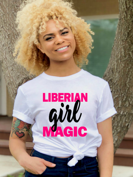 Liberian Girl Magic (White/Pink)